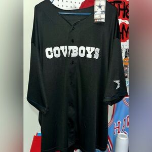 Dallas Cowboys Authentic Brand Micah Parsons Baseball Style Jersey Mens 4XL.